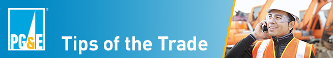 PG&E Tips of the Trade