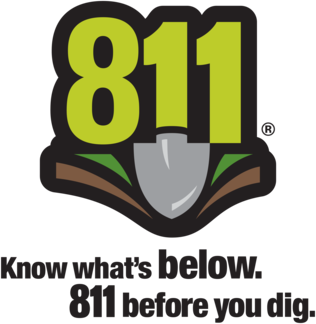 Call 811 before you dig